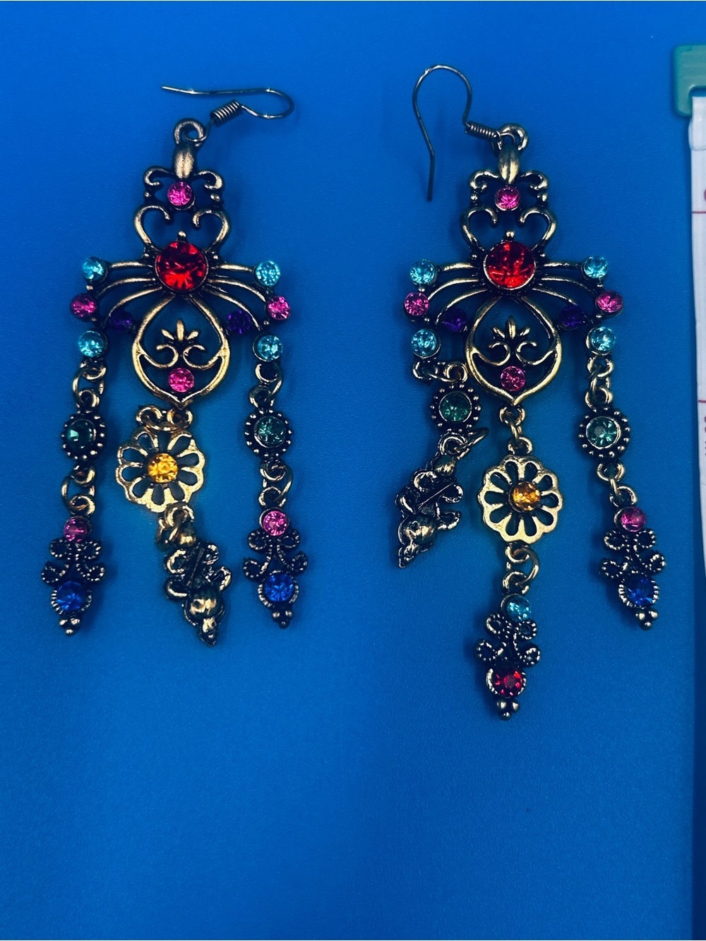 Vintage Romantic Boho Victorian Revival Earrings Inspired by Michal Negrin”